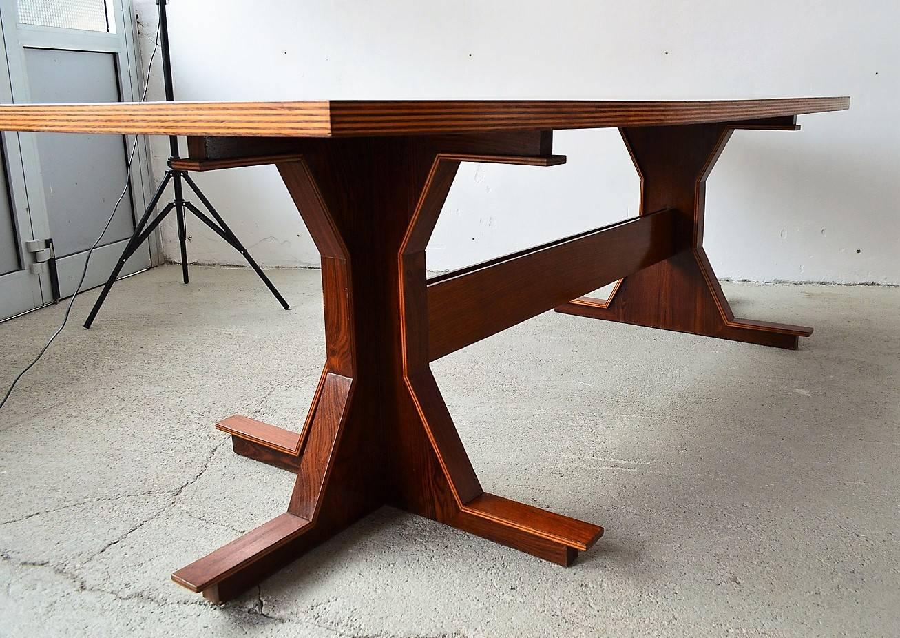 Mid-Century Modern Italian Midcentury Dining or Conference Table, 1950s For Sale