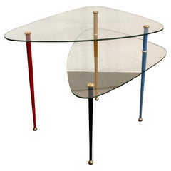 Italian Midcentury Side Table 'Arlecchino' by Edoardo Paoli for Vitrex, 1950s