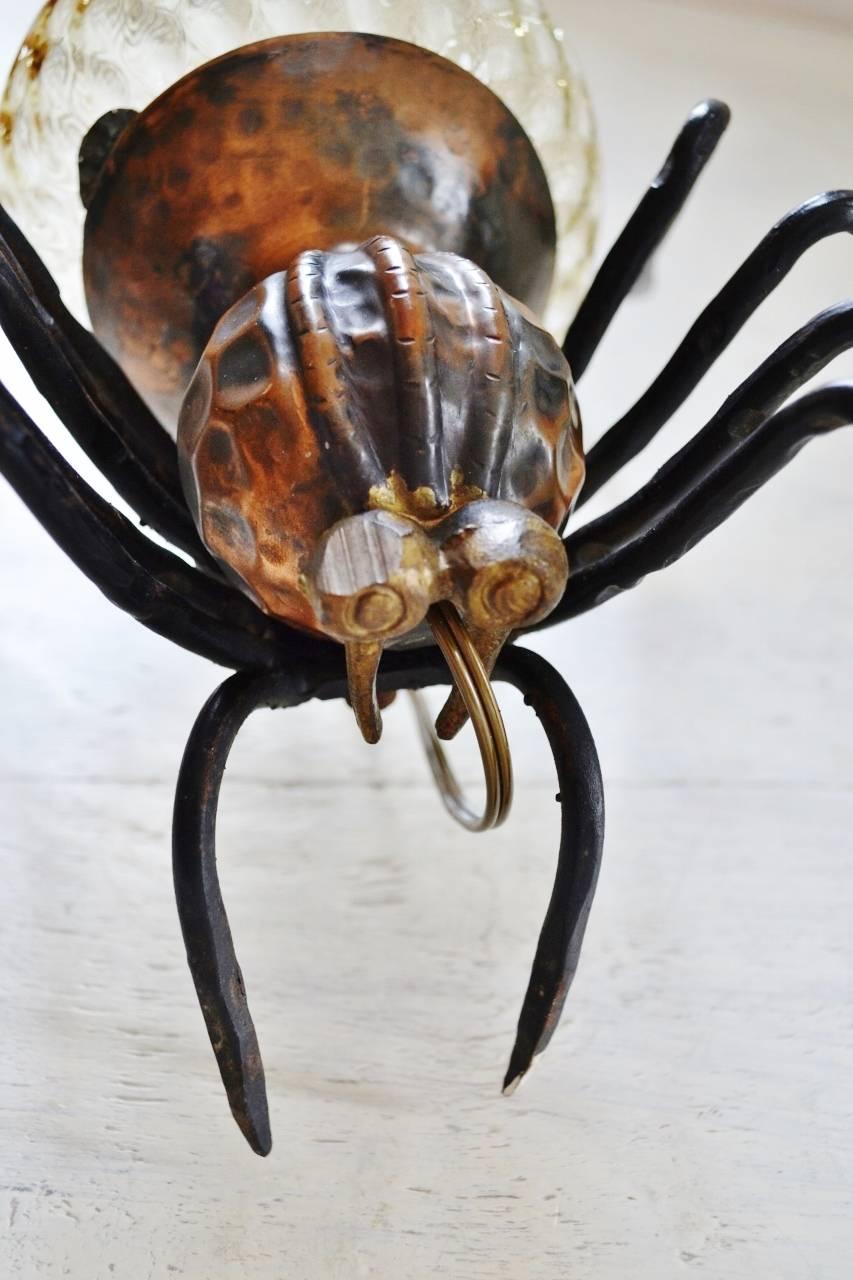 Mid-Century Modern Spider Lamp Wall Sconce Made in Italy, 1960s