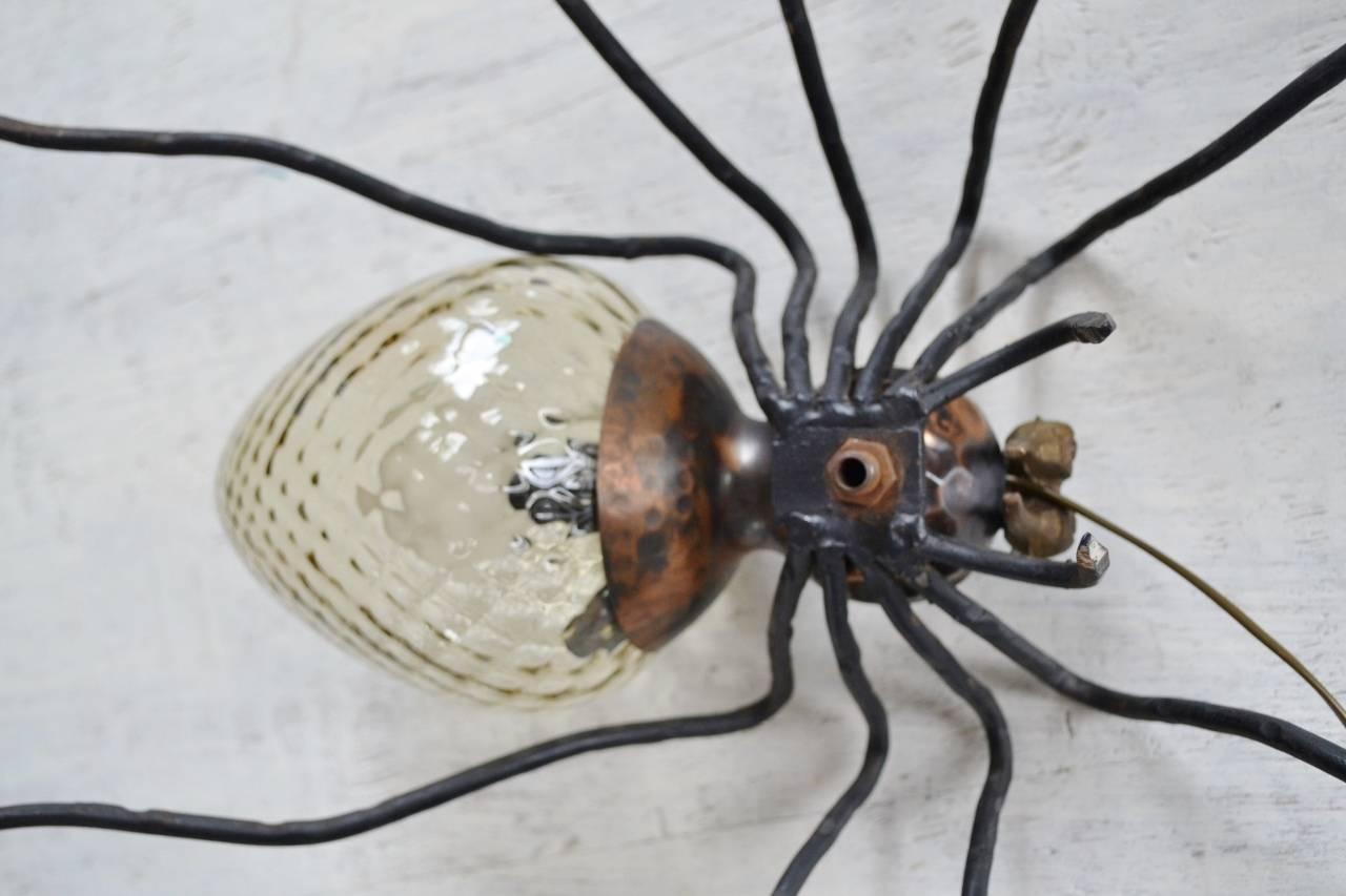 Spider Lamp Wall Sconce Made in Italy, 1960s In Excellent Condition In Morazzone, Varese