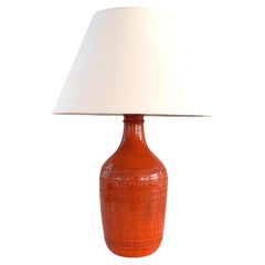 Aldo Londi Large Vintage Ceramic Table Lamp for Bitossi, 1960s