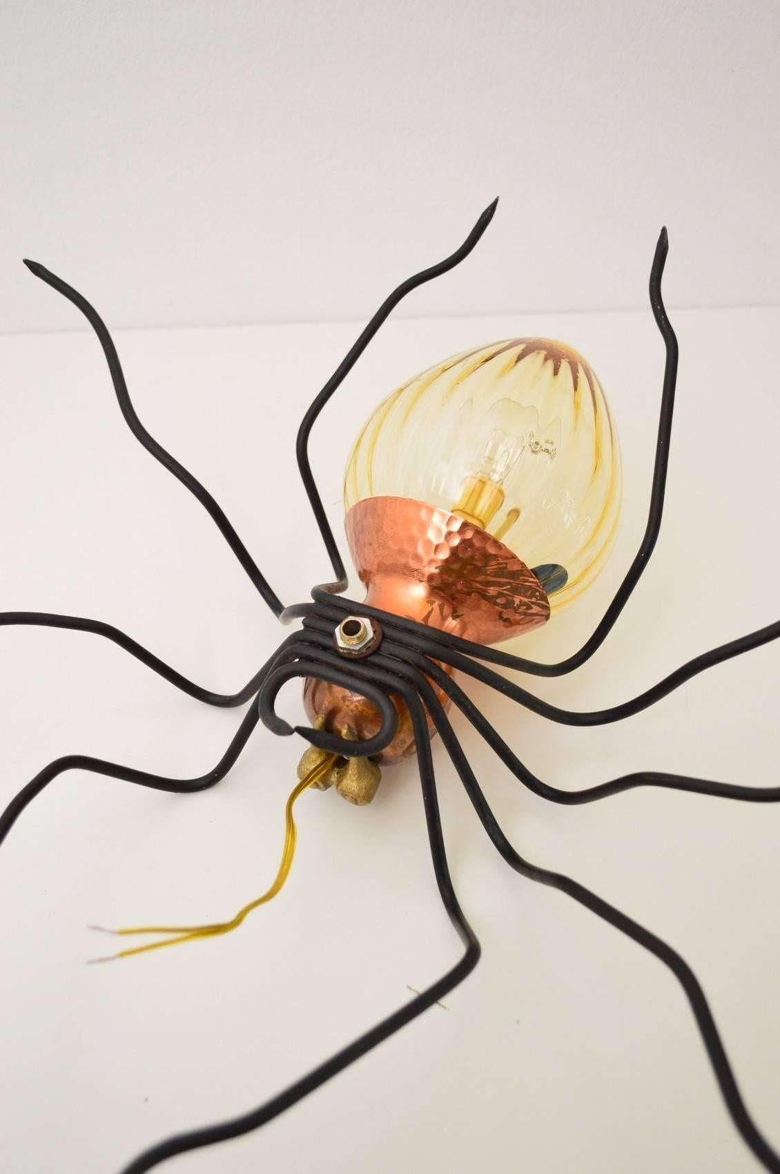 Metal Italian Spider Lamp Wall Light or Sconce, 1960s
