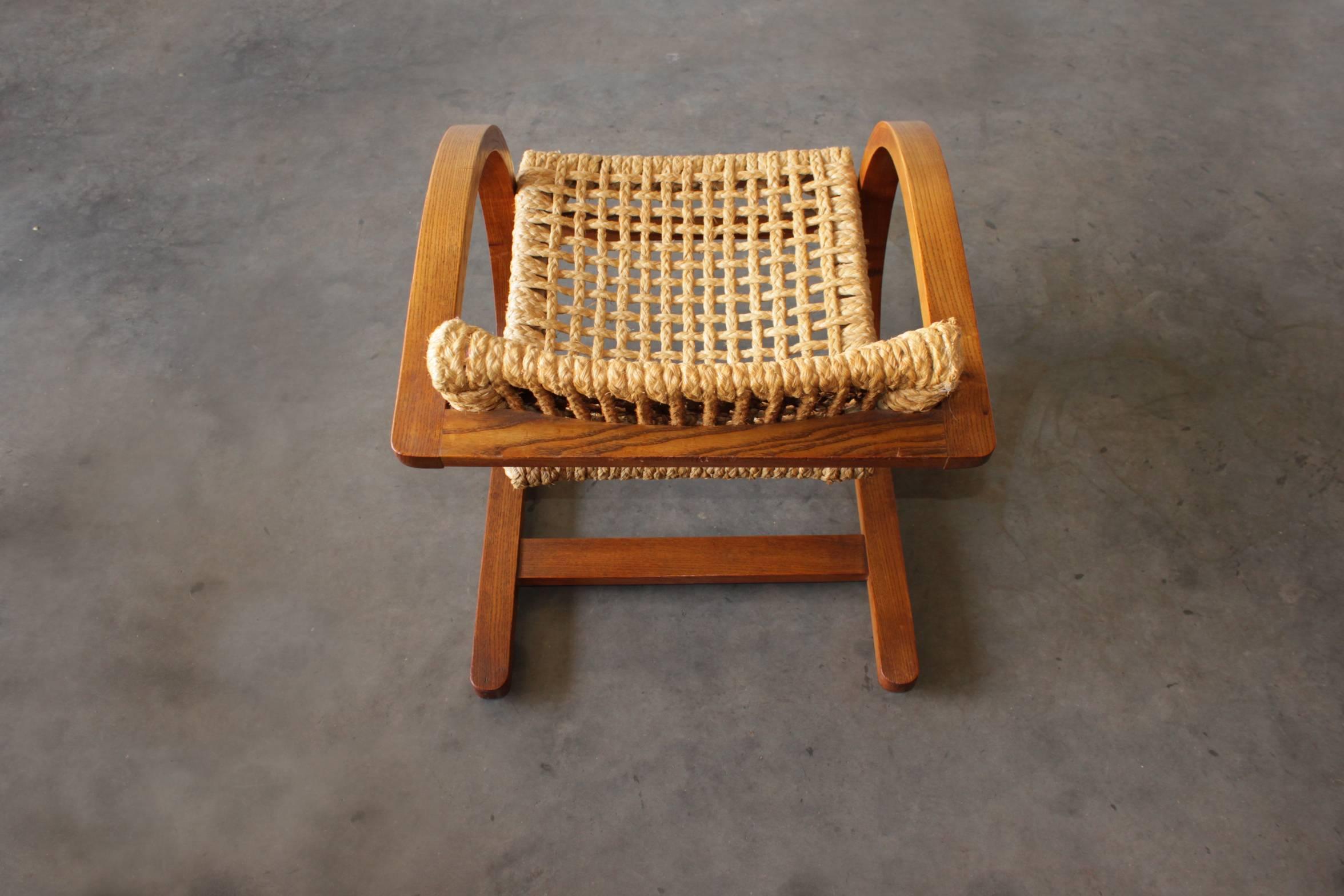 1930s Oak and Raffia Woven Armchair by Bas Van Pelt In Excellent Condition For Sale In Amsterdam, Noord Holland