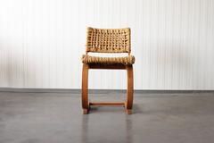 1930s Oak and Raffia Woven Chair by Bas Van Pelt