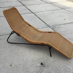 Dirk van Sliedregt Chaise Longue in Cane