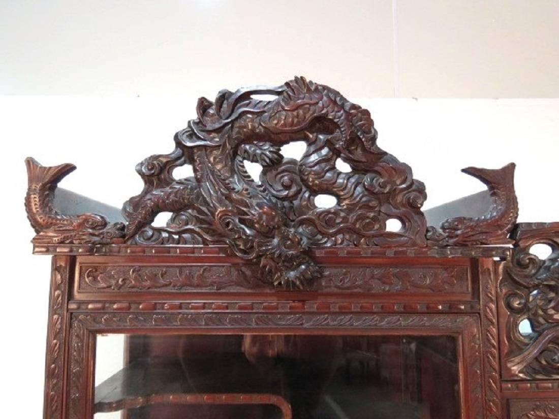 antique chinese display cabinet
