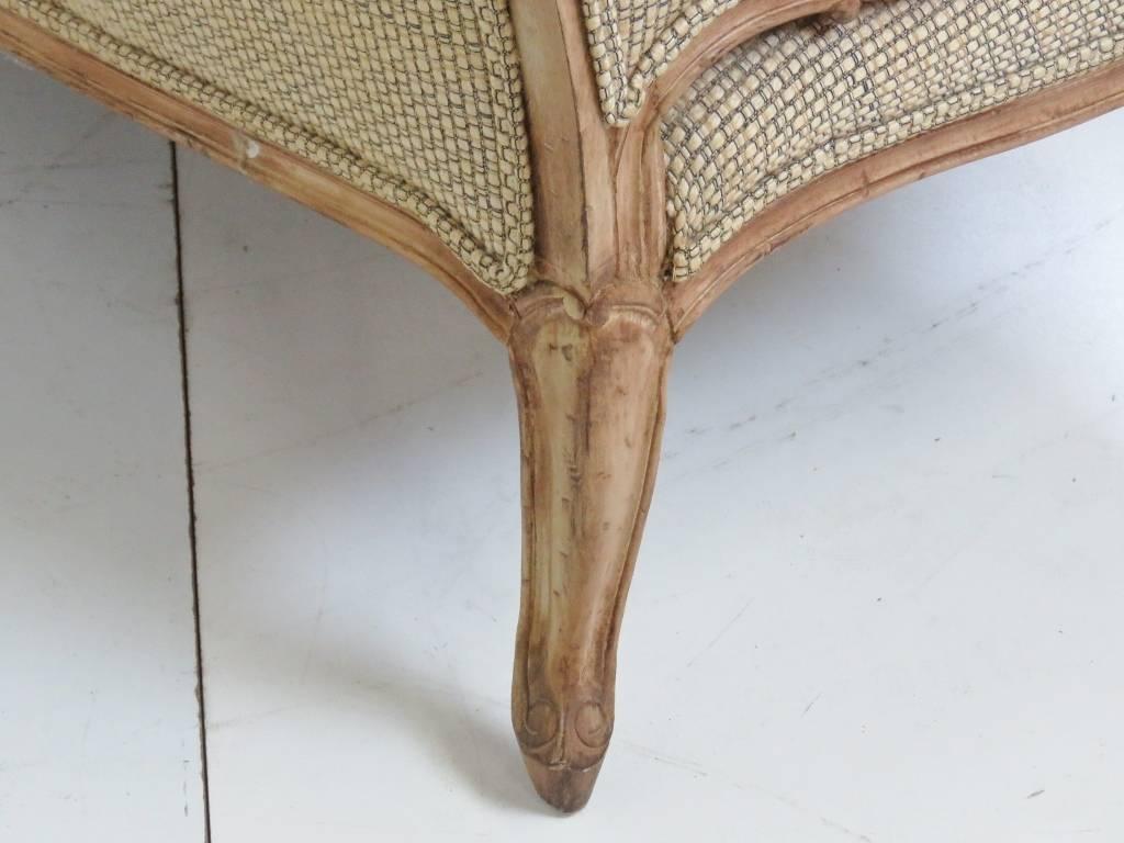 20th Century Custom Louis XVI Style Carved Sofa