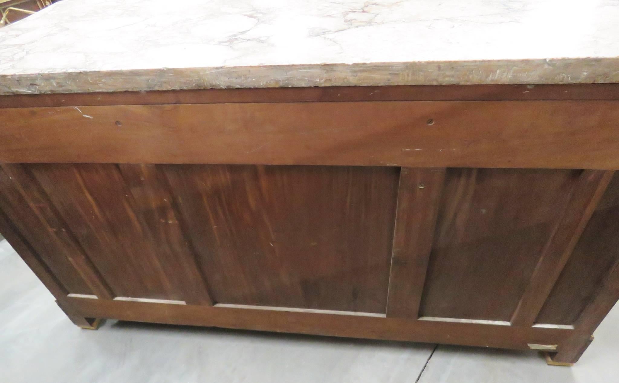 Inlaid Marble-Top Commode 1