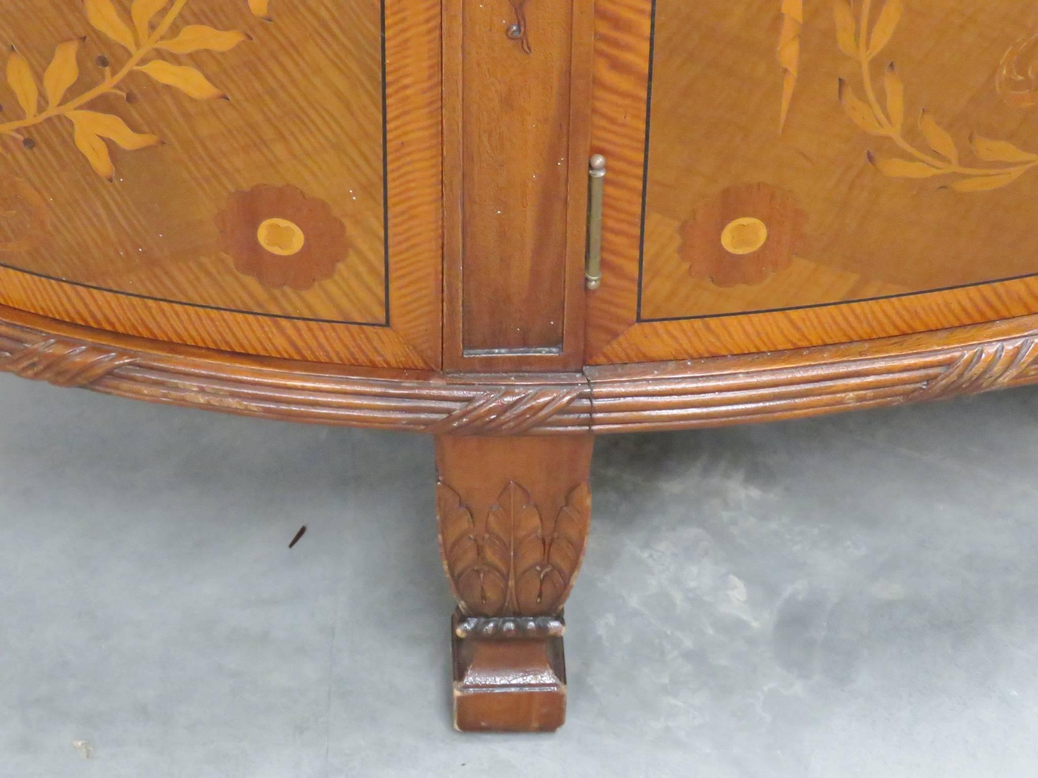 Irwin Marble-Top Inlaid Commode 1