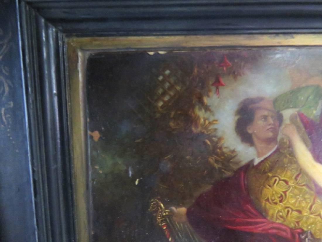 Antique Oil Painting Tannhauser & Venus In Good Condition In Swedesboro, NJ