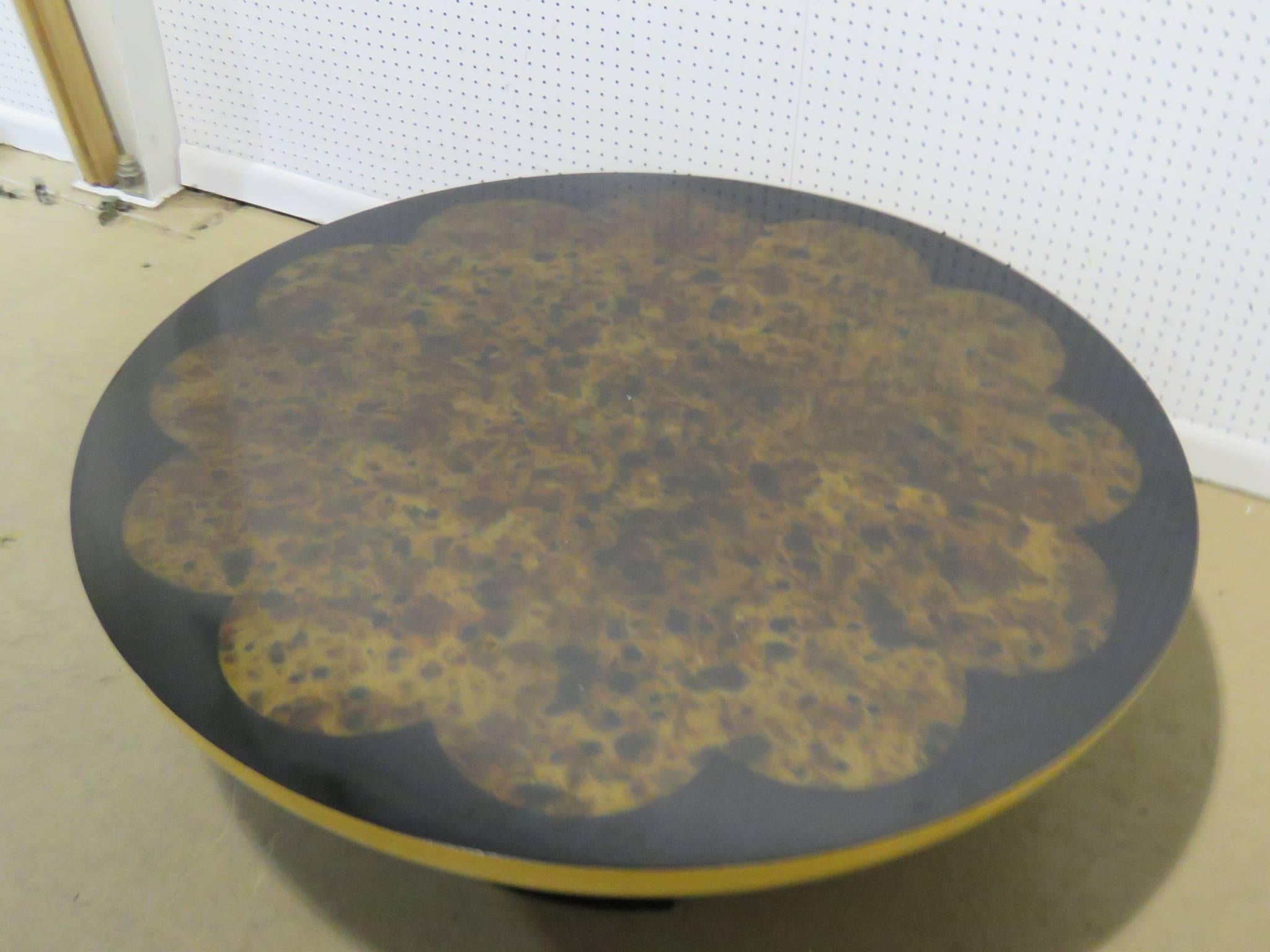 Theodore Muller Kittinger Lotus Coffee Table In Good Condition In Swedesboro, NJ