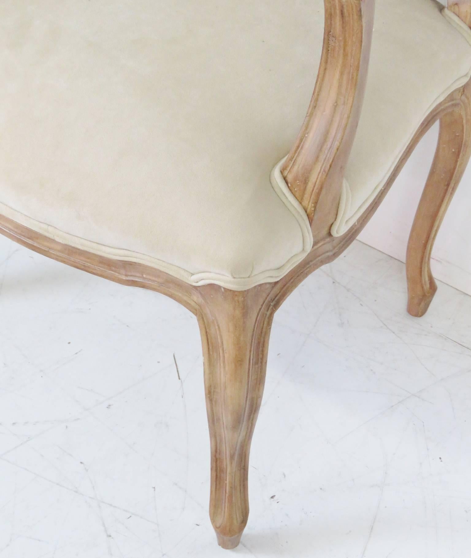 Eight Louis XVI Style Upholstered Dining Chairs In Good Condition In Swedesboro, NJ