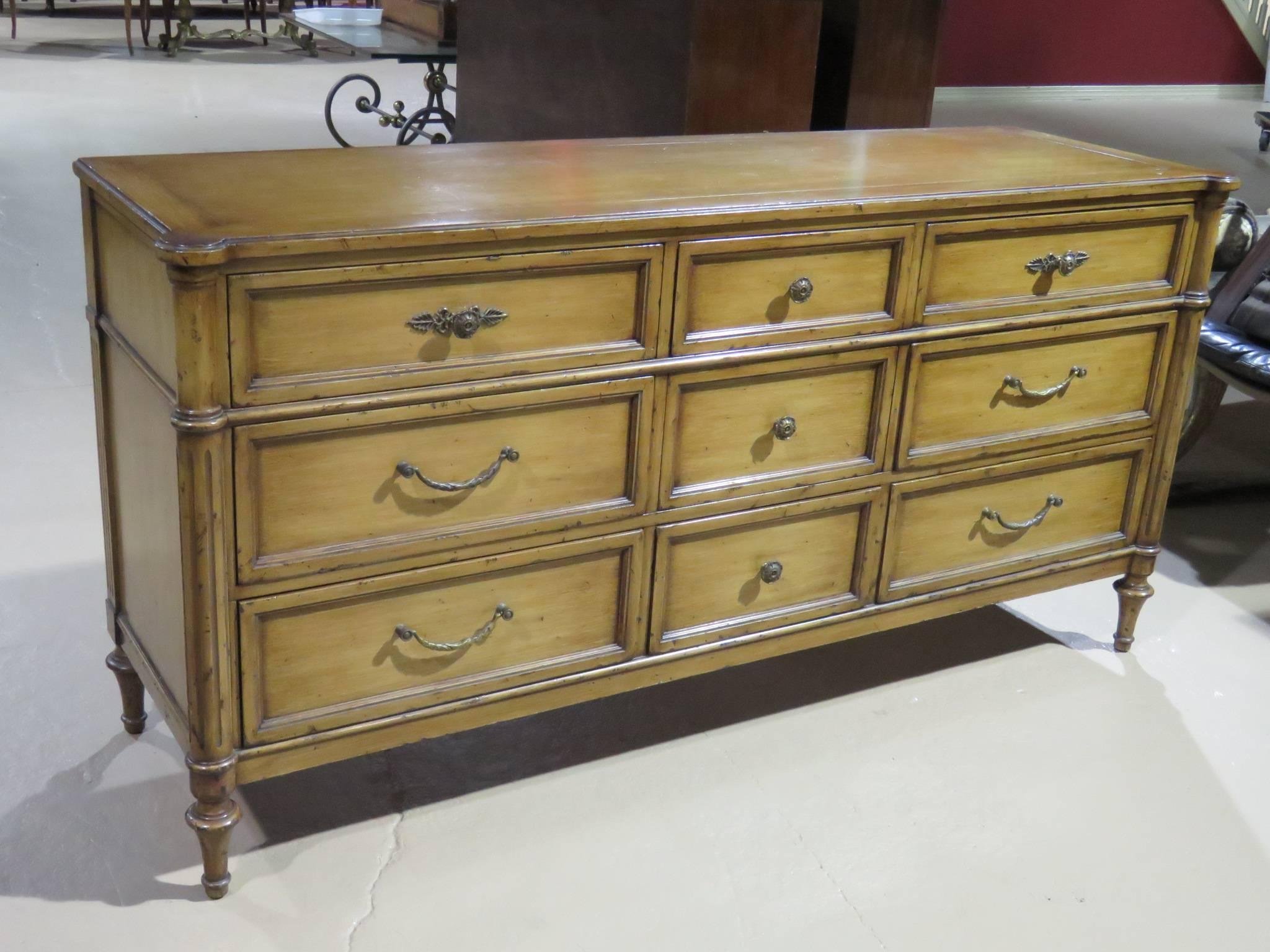 20th Century French Louis XVI Directoire Style Chest of Drawers For Dorothy Rosen 