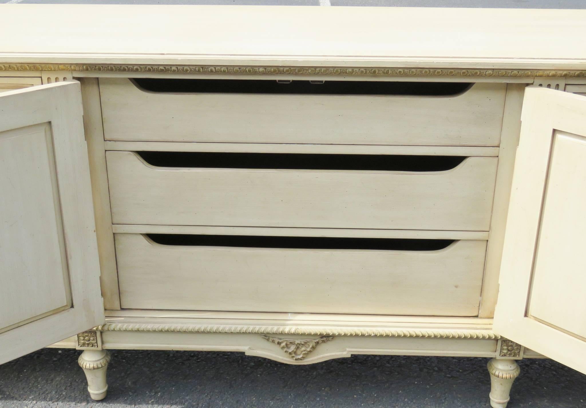 cream painted sideboards