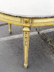 Jansen Louis XV Style Distressed Painted Dining Table