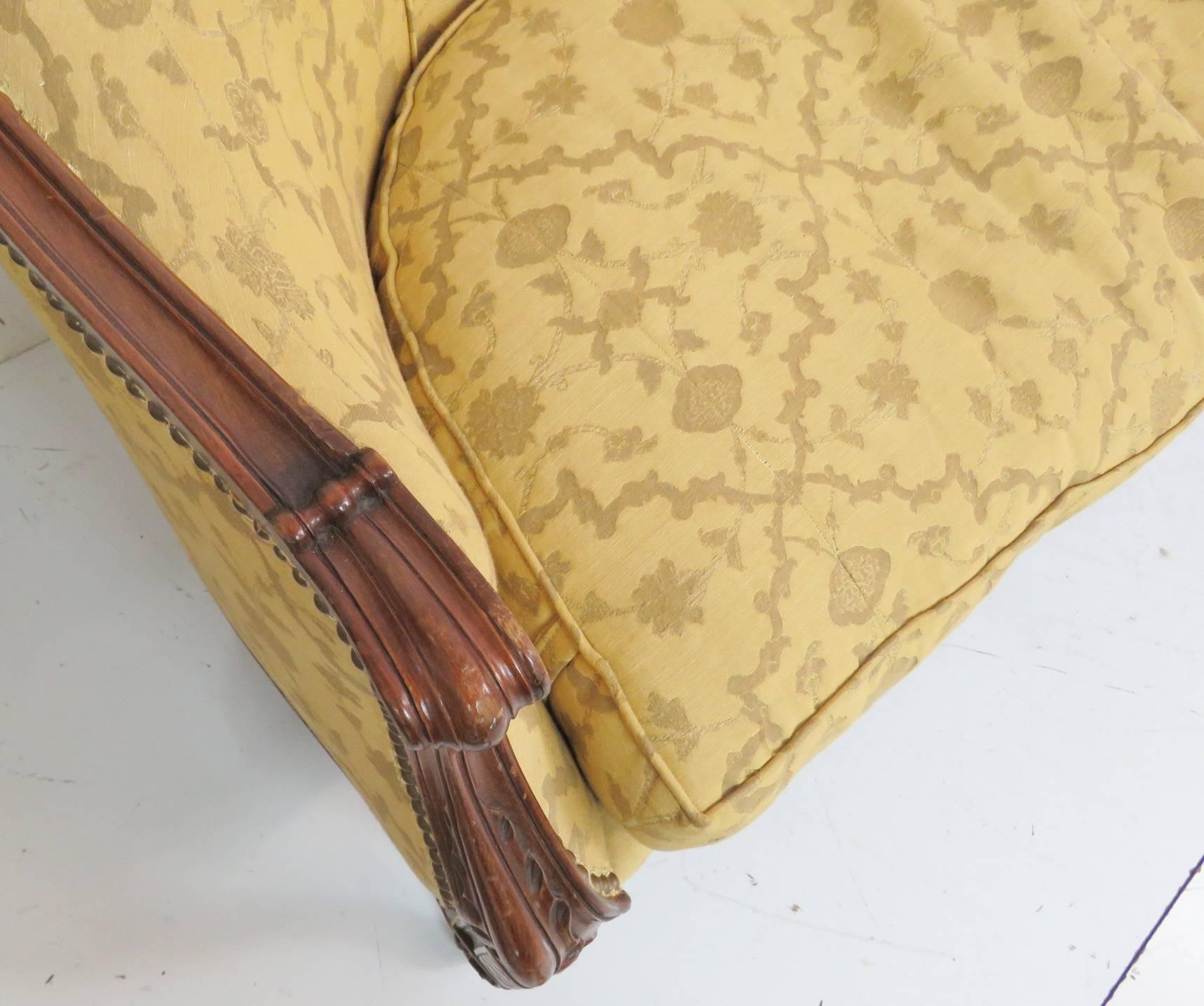 Louis XV Style Carved Walnut Sofa 2