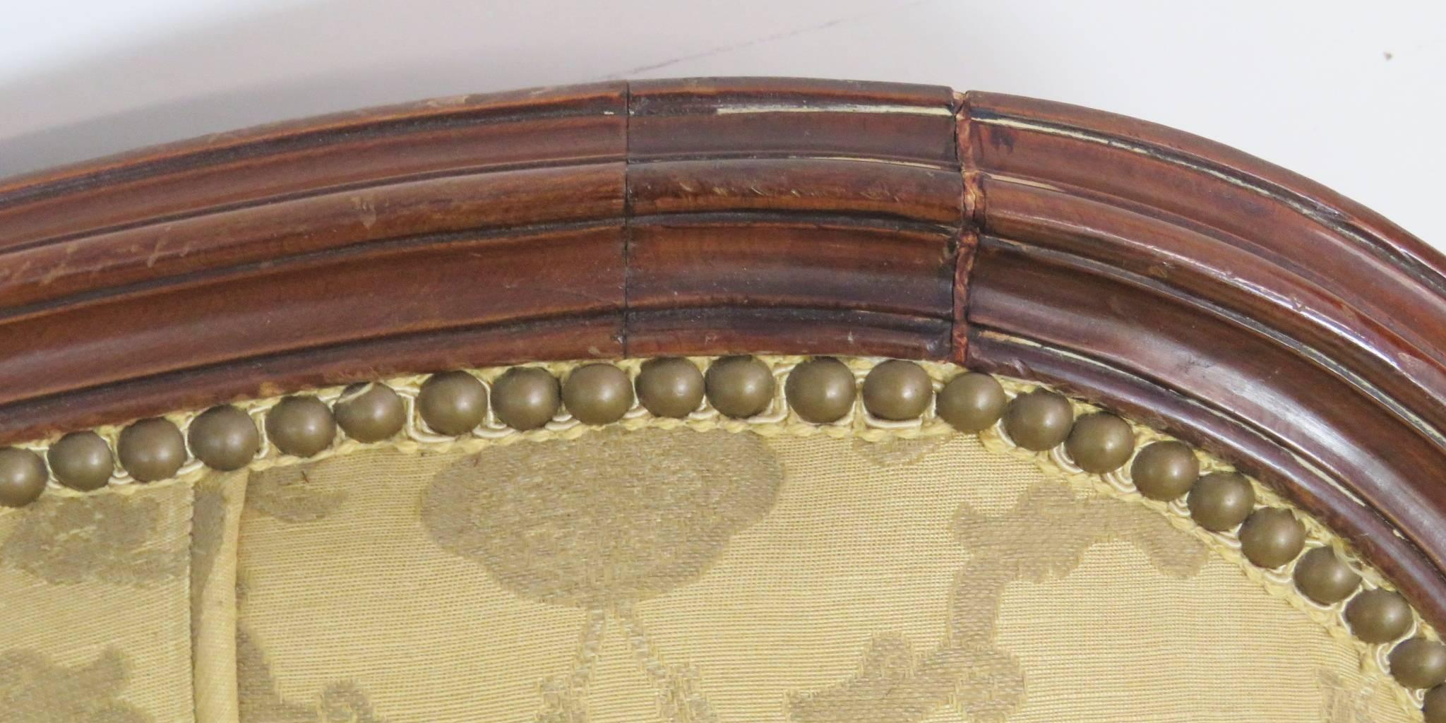Louis XV Style Carved Walnut Sofa 3