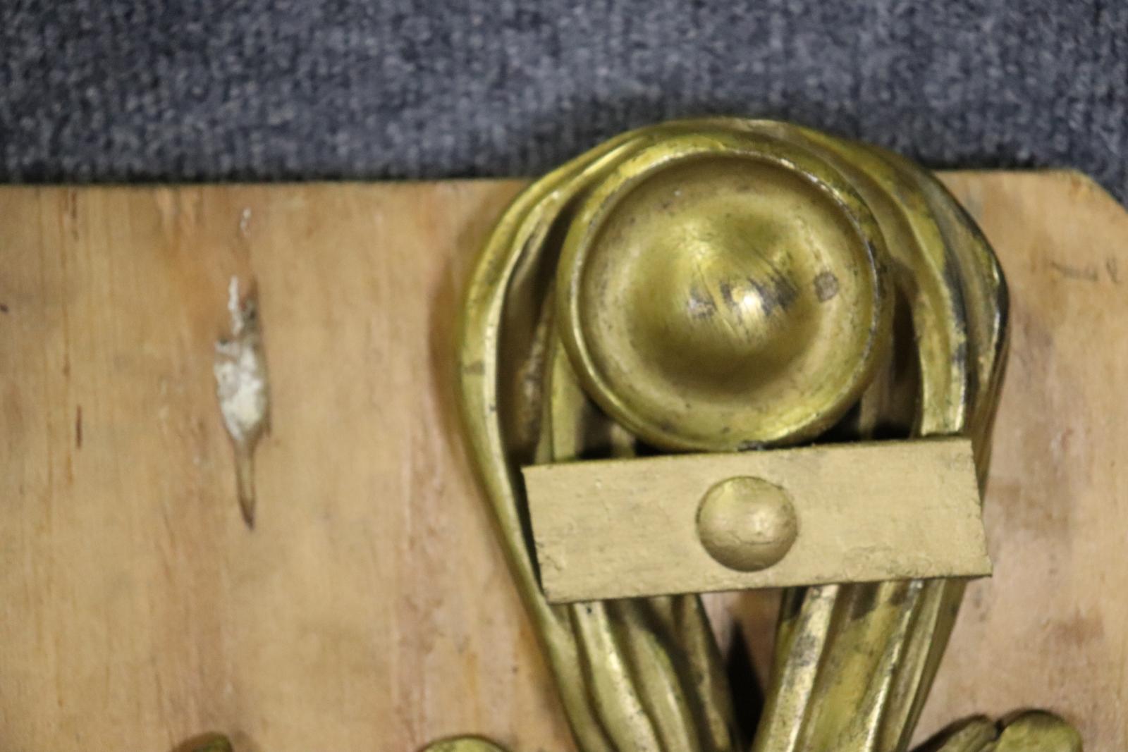 Coppia di scensori a 5 bracci francese dell'inizio del 19° secolo, di dimensioni da palazzo in vendita 5