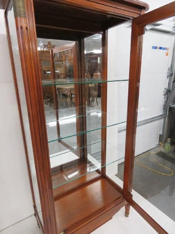 Pair of Brigitte Forestier Directoire Style Beveled Glass Corner