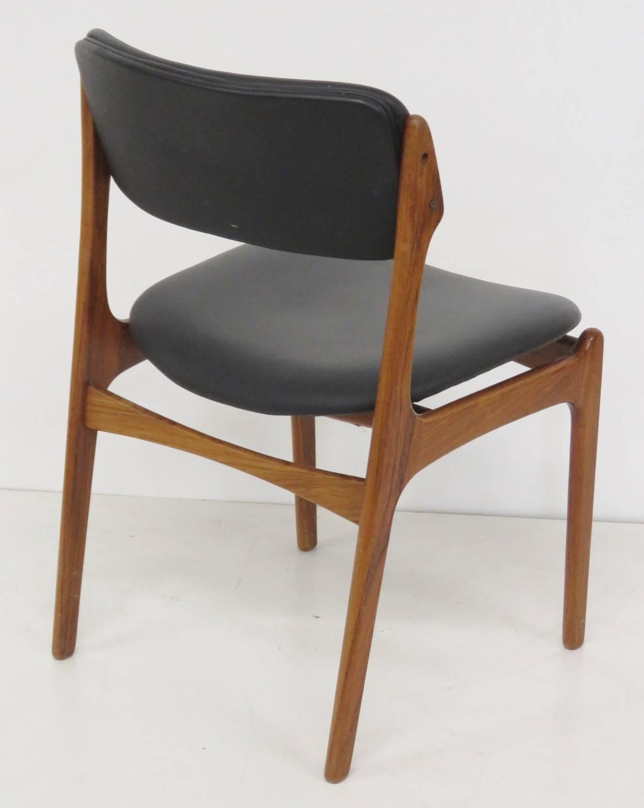 Seven Danish Modern Rosewood Dining Chairs 2