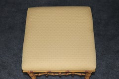 Pair Regency Style Faux Bamboo Benches or Stools by Hickory Chair