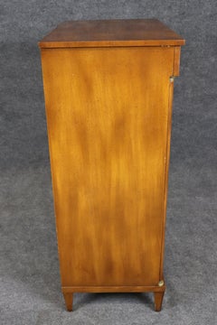 1960's French Empire Style 6 drawer High Chest