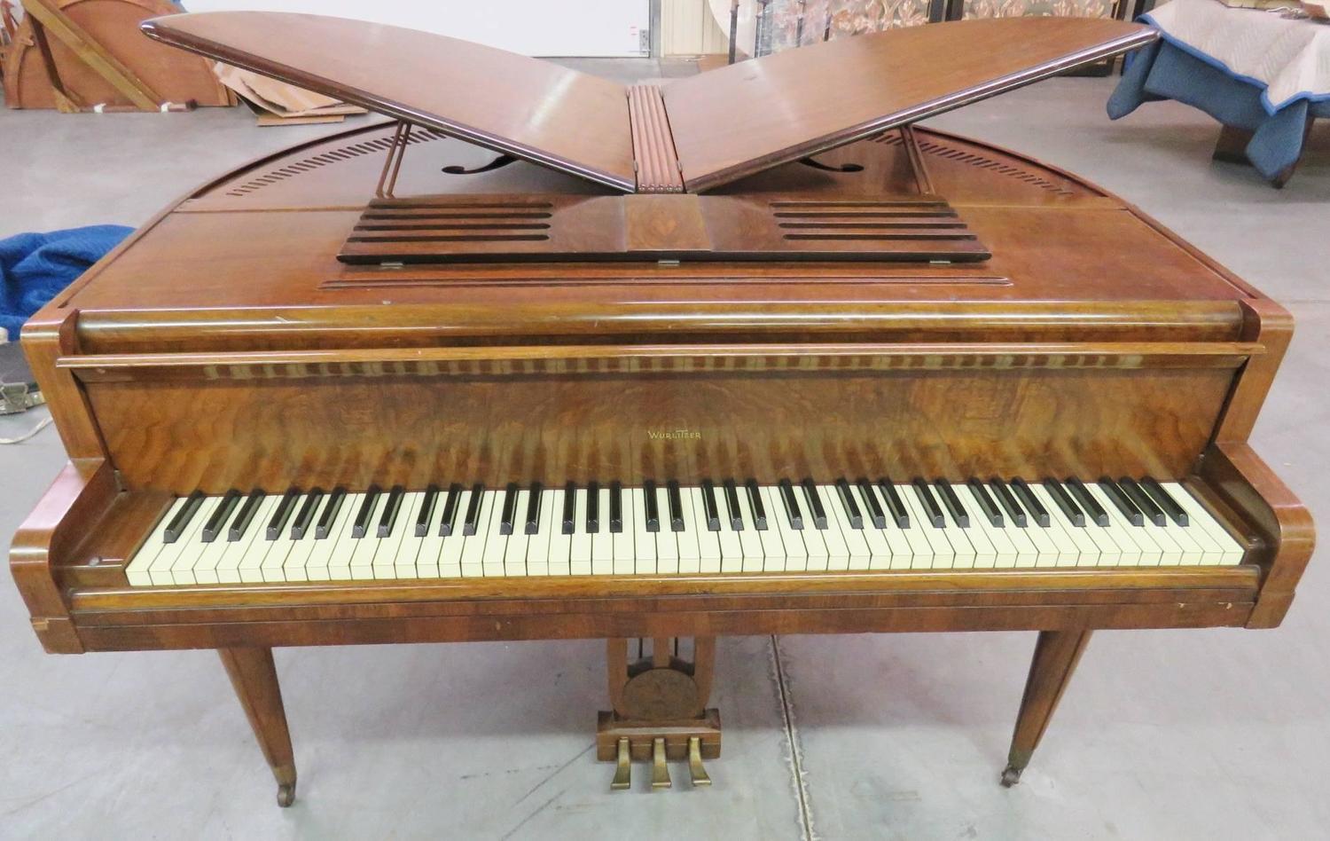 Rare Wurlitzer Art Deco Butterfly Grand Piano at 1stdibs