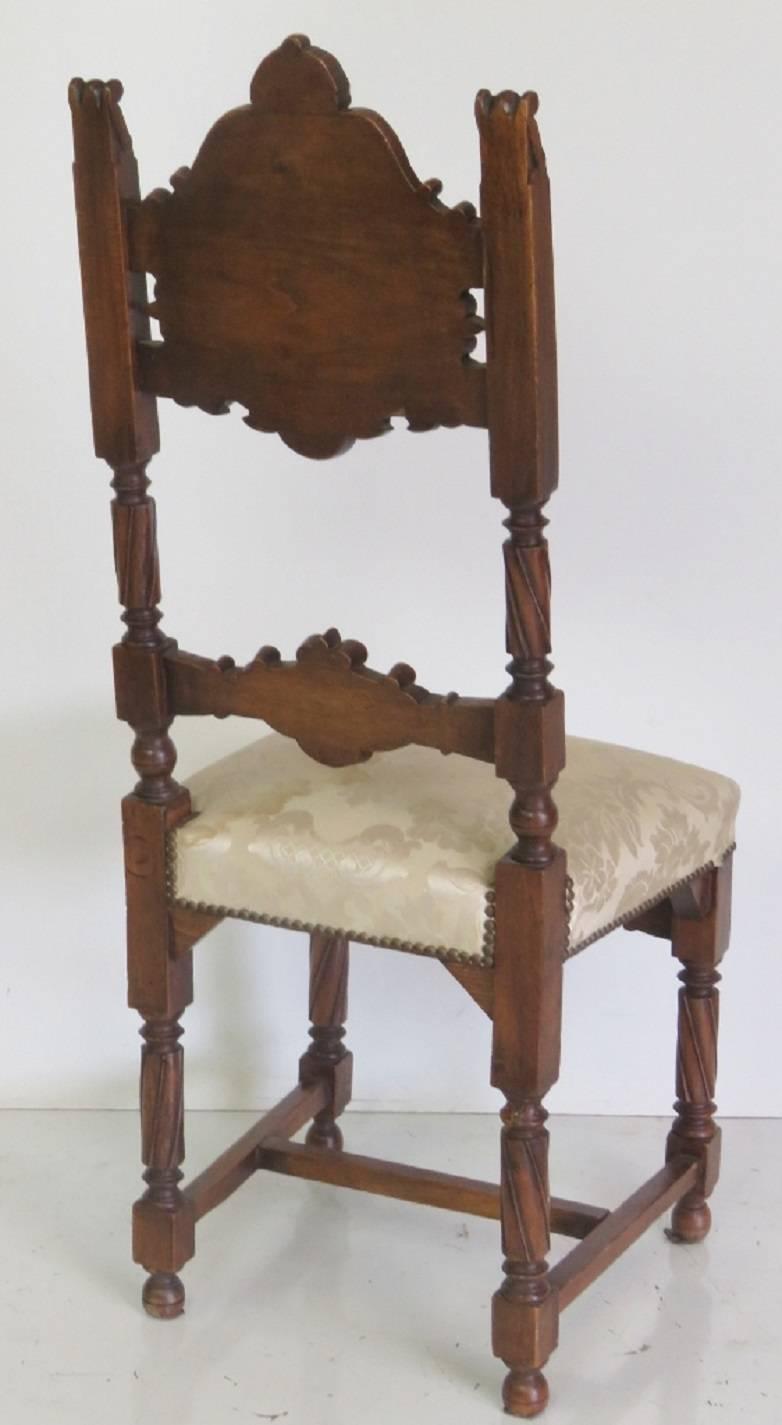 Eight 19th Century Carved Dining Chairs 3