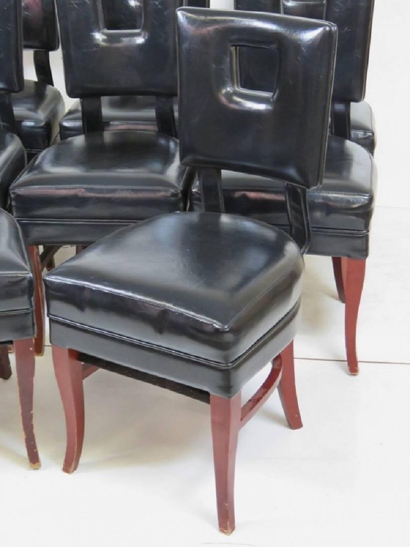 20th Century Eight Contemporary Modern Design Dining Chairs