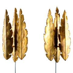 Brass Wall Sconces, Pair by Holm Sorensen, 1960s. Danish Midcentury Sconces Brass Wall Sconces, Pair by Holm Sorensen, 1960s. Danish Midcentury Sconces