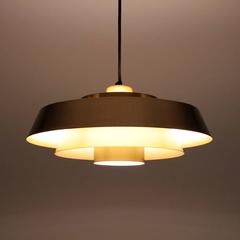 Nova, Brass Pendant by Jo Hammerborg, Fog & Morup, 1963 Very Attractive Piece!