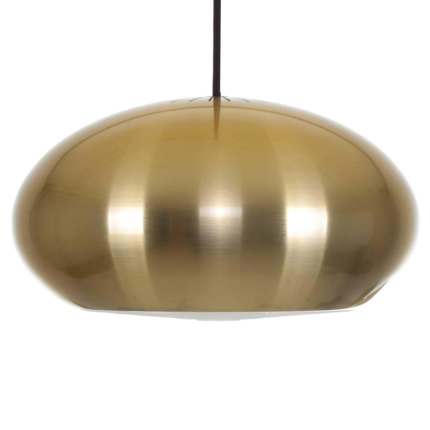 Medio, Brass Pendant by Jo Hammerborg, 1966, Fog & Mørup in Near Mint Condition