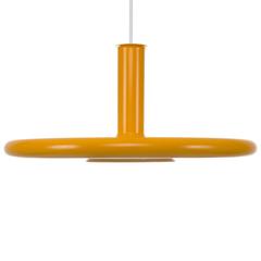Optima 6, Yellow Pendant by Hans Due, Fog & Morup, 1972, Large Space Age Design