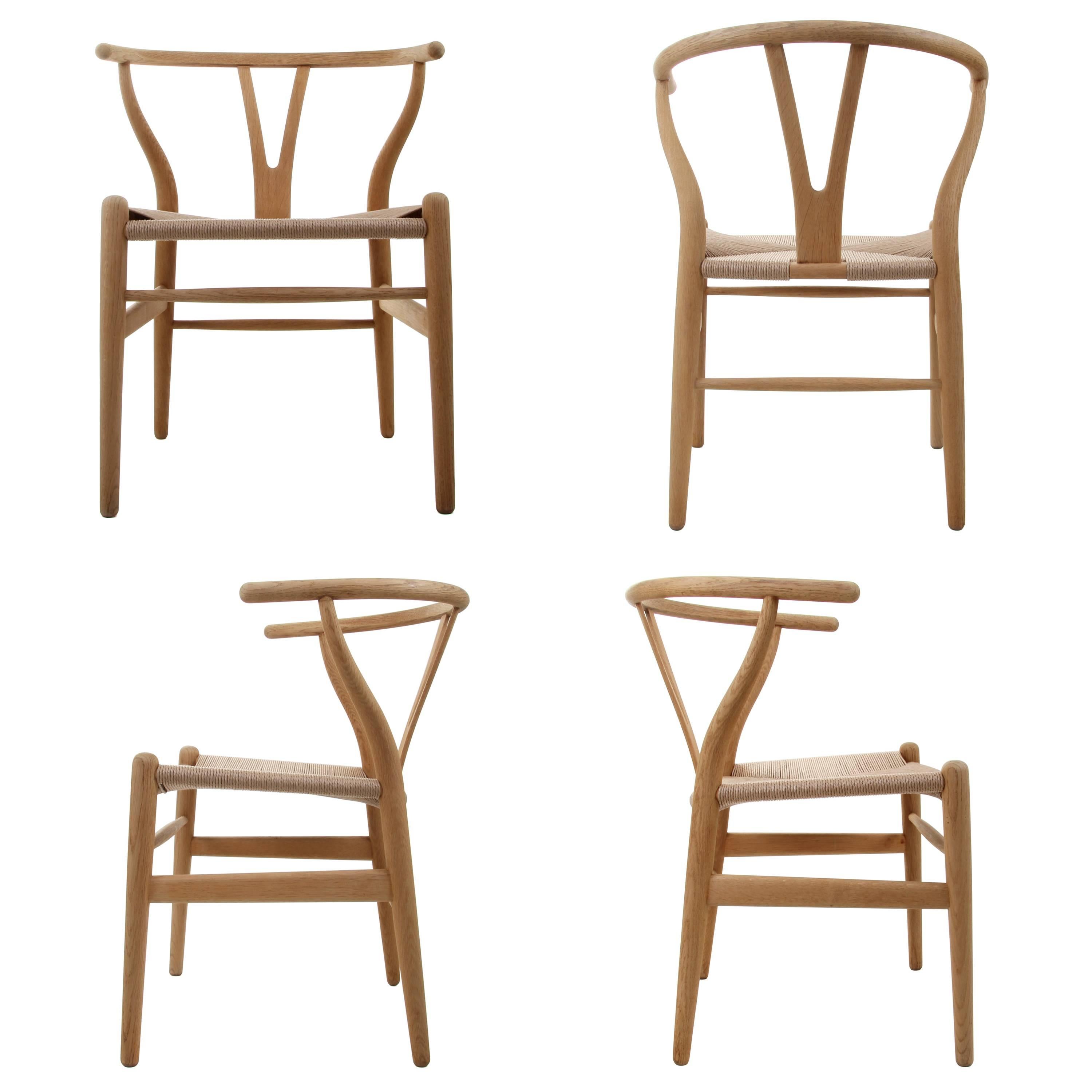 CH24, Wishbone Chairs 'Pair' by Hans J Wegner for Carl Hansen & Son in 1949 In Excellent Condition In Frederiksberg, DK