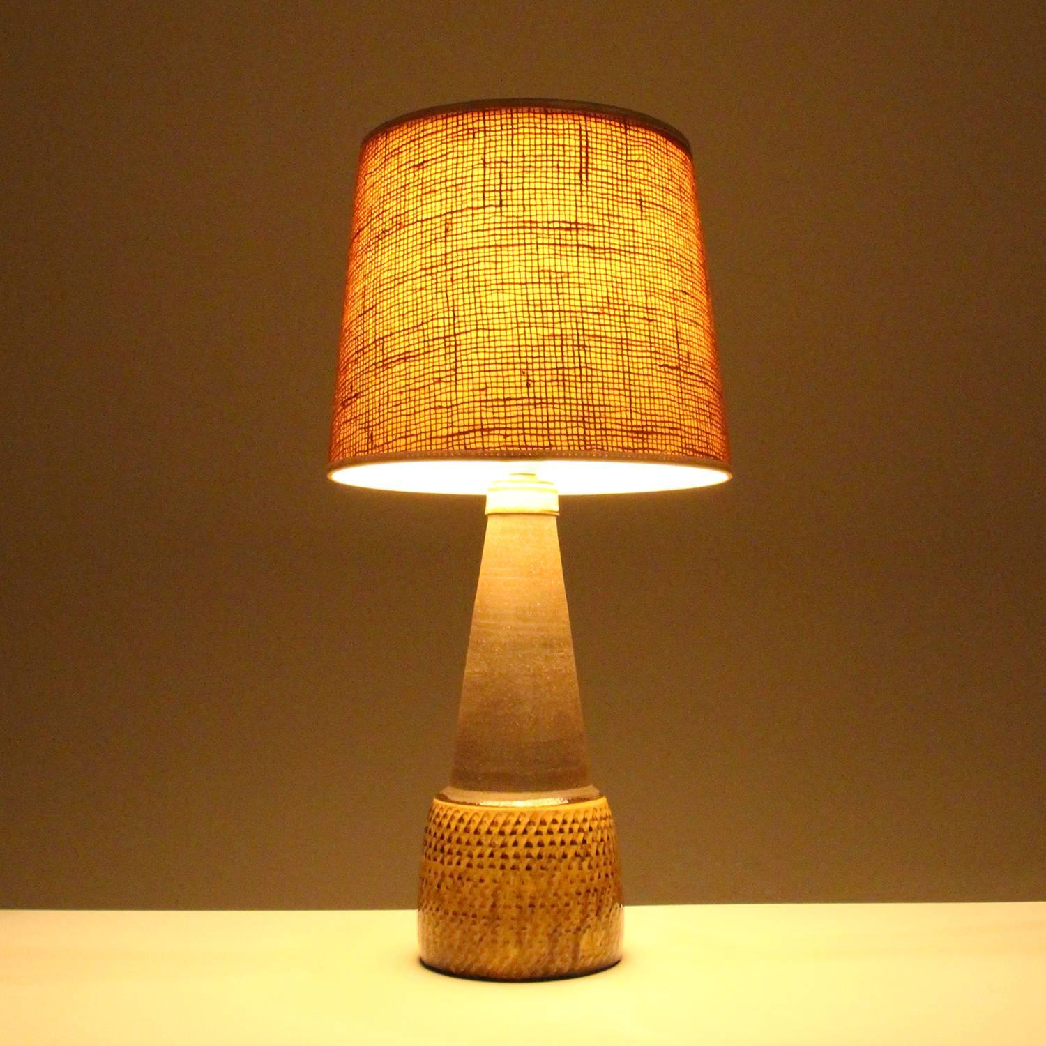 Danish Ceramic Table Lamp, No. 607-30 by Nils Kähler for Kähler Keramik, 1960s In Excellent Condition In Frederiksberg, DK