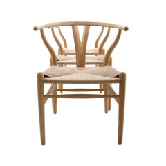 CH24, Wishbone Chair by Hans J Wegner, Carl Hansen & Son 1949, Soap Treated Oak