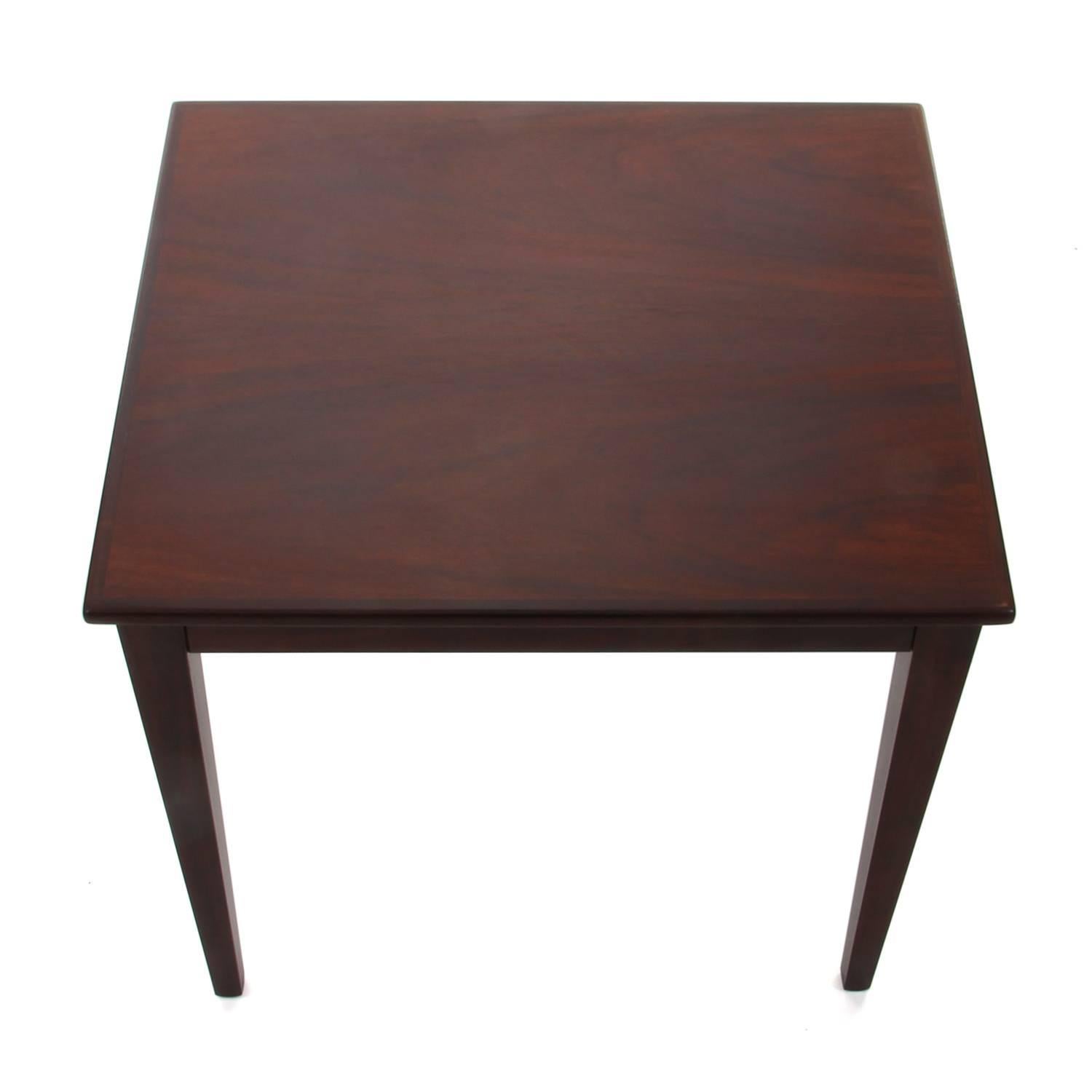 Rosewood Nesting Tables, 1950s, Set of Danish Mid-Century Modern Nested Tables 3