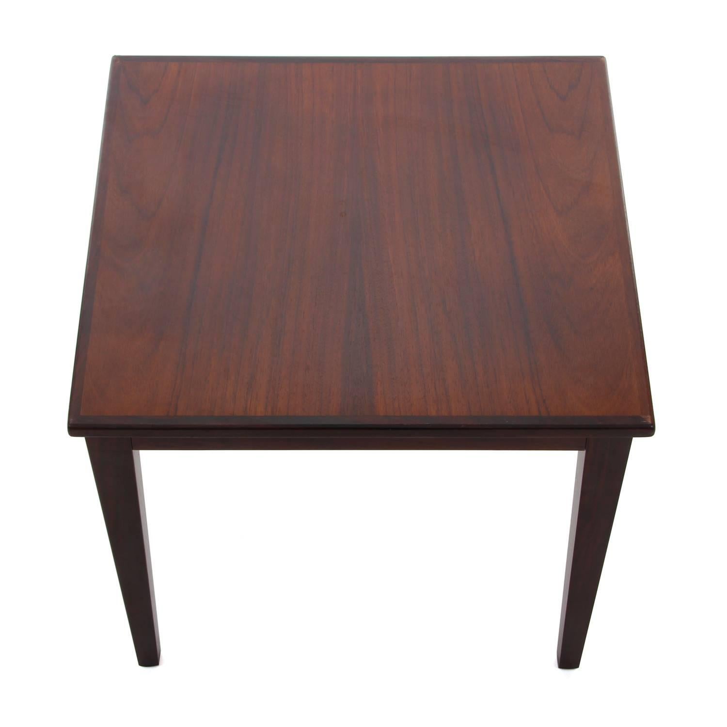 Rosewood Nesting Tables, 1950s, Set of Danish Mid-Century Modern Nested Tables 5