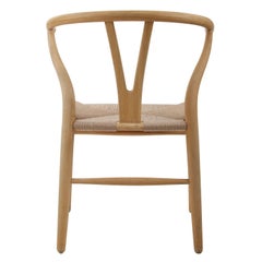 CH24, pair of 2 Oak Wishbone Chair by Hans J Wegner, Carl Hansen & Son, 1949