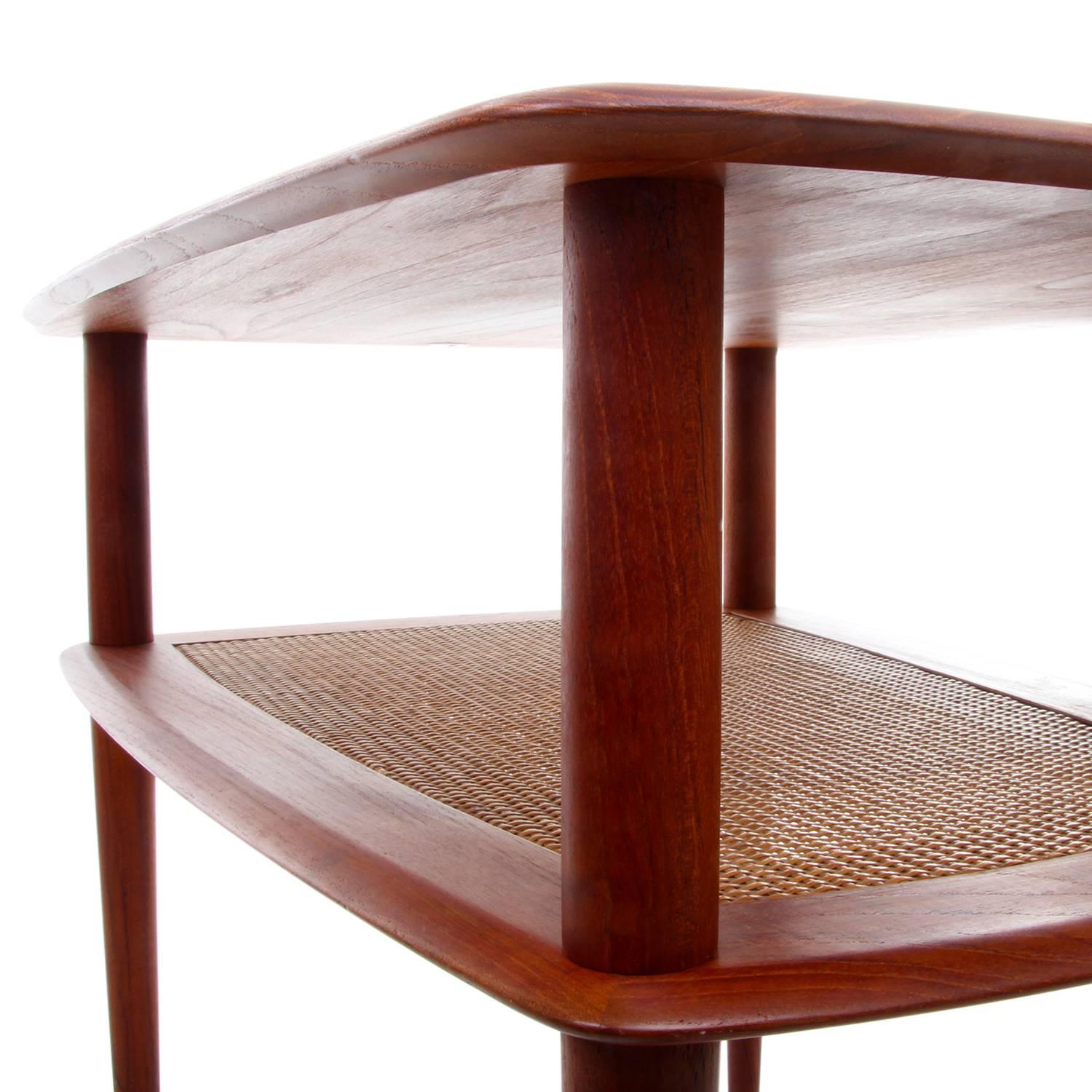 FD 518 Teak Lamp Table by Hvidt & Molgaard for France and Son, 1956 For Sale 1
