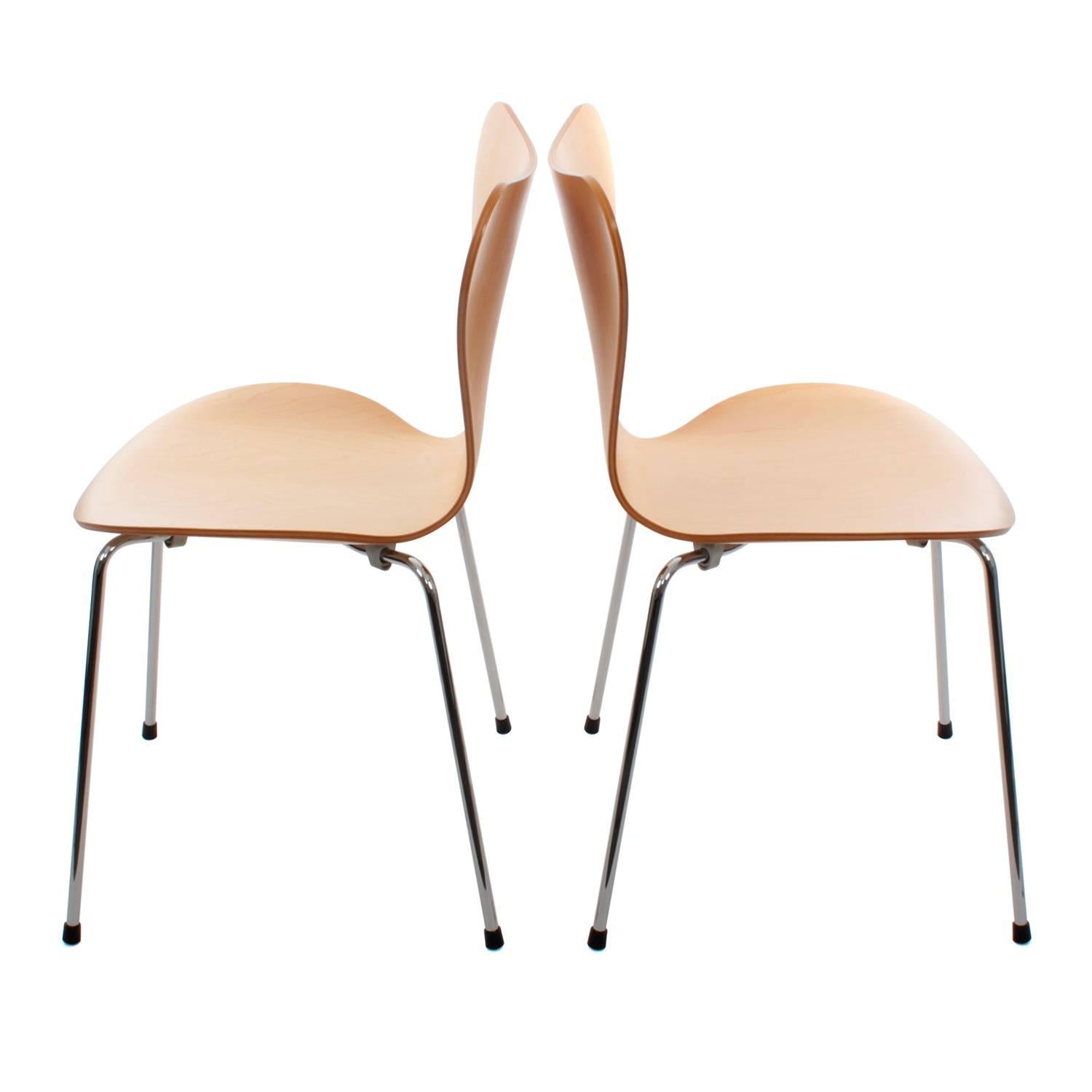 20th Century Series 7 Chairs by Arne Jacobsen, Fritz Hansen, 1955, Restored in Custom Colors For Sale