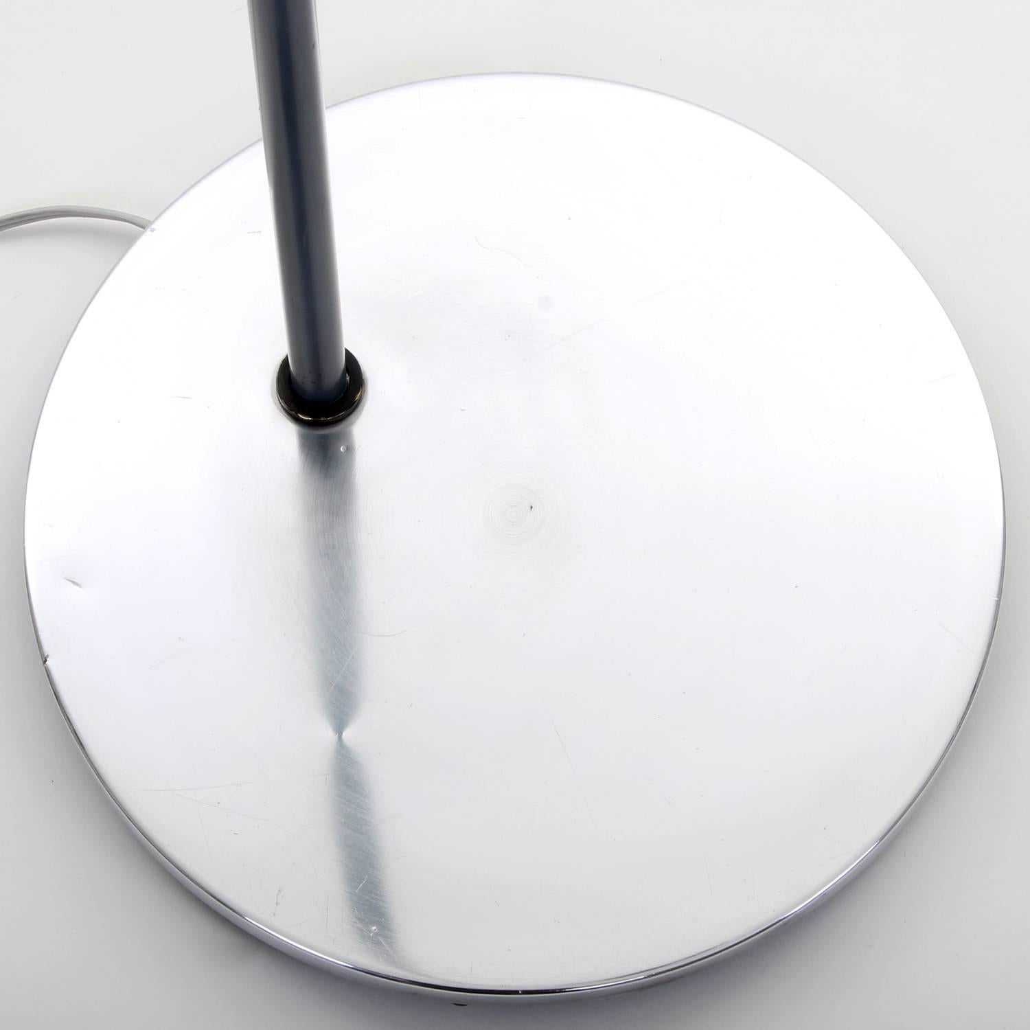 Studio, Vintage Aluminum Floor Lamp by Jo Hammerborg for Fog & Mørup in 1963 For Sale 2