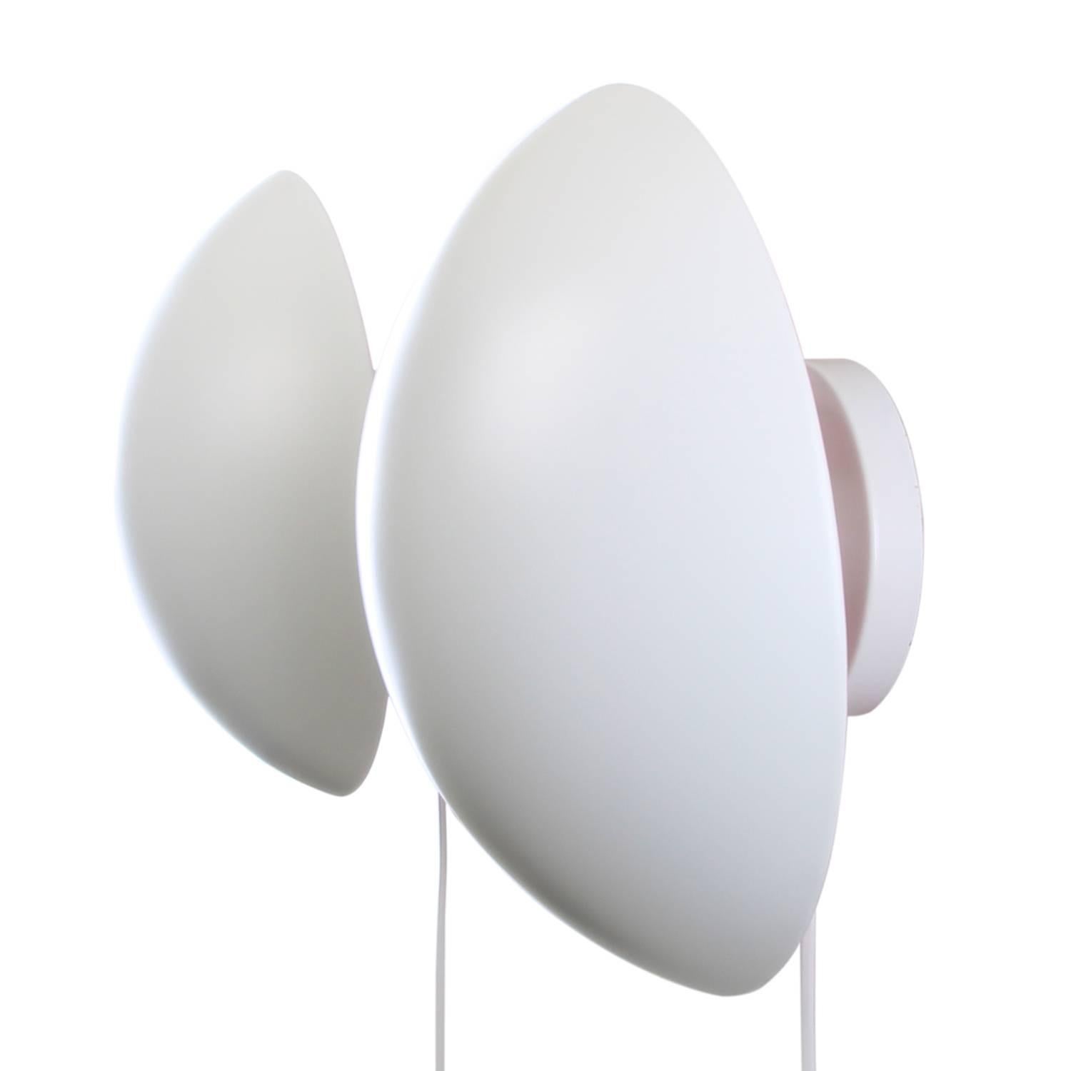 20th Century P-Hat, Pair of Large Wall Lights by Poul Henningsen, 1961, Louis Poulsen