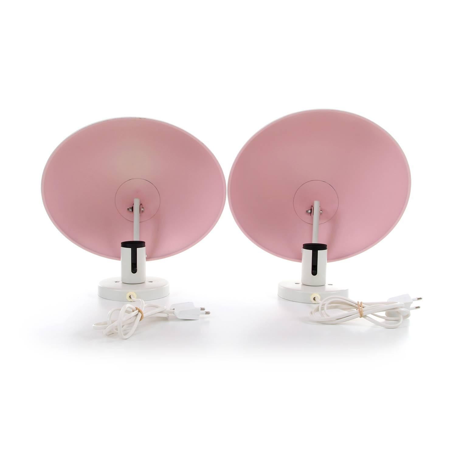 P-Hat, Pair of Large Wall Lights by Poul Henningsen, 1961, Louis Poulsen 1