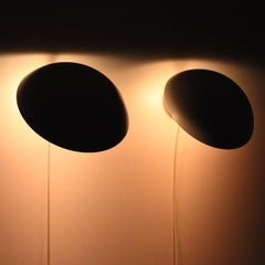 P-Hat, Pair of Large Wall Lights by Poul Henningsen, 1961, Louis Poulsen