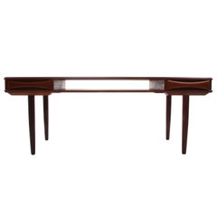 Teak Coffee Table by Danish Furniture Maker, 1960s Scandinavian Modern Table