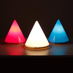 Cone Lights, Set of Three by Verner Panton, Polythema, 1995, Ultra Rare Lights