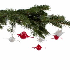 Christmas Birdies in Original Box by Ehrenreich for Hoptimist Denmark, 1960s