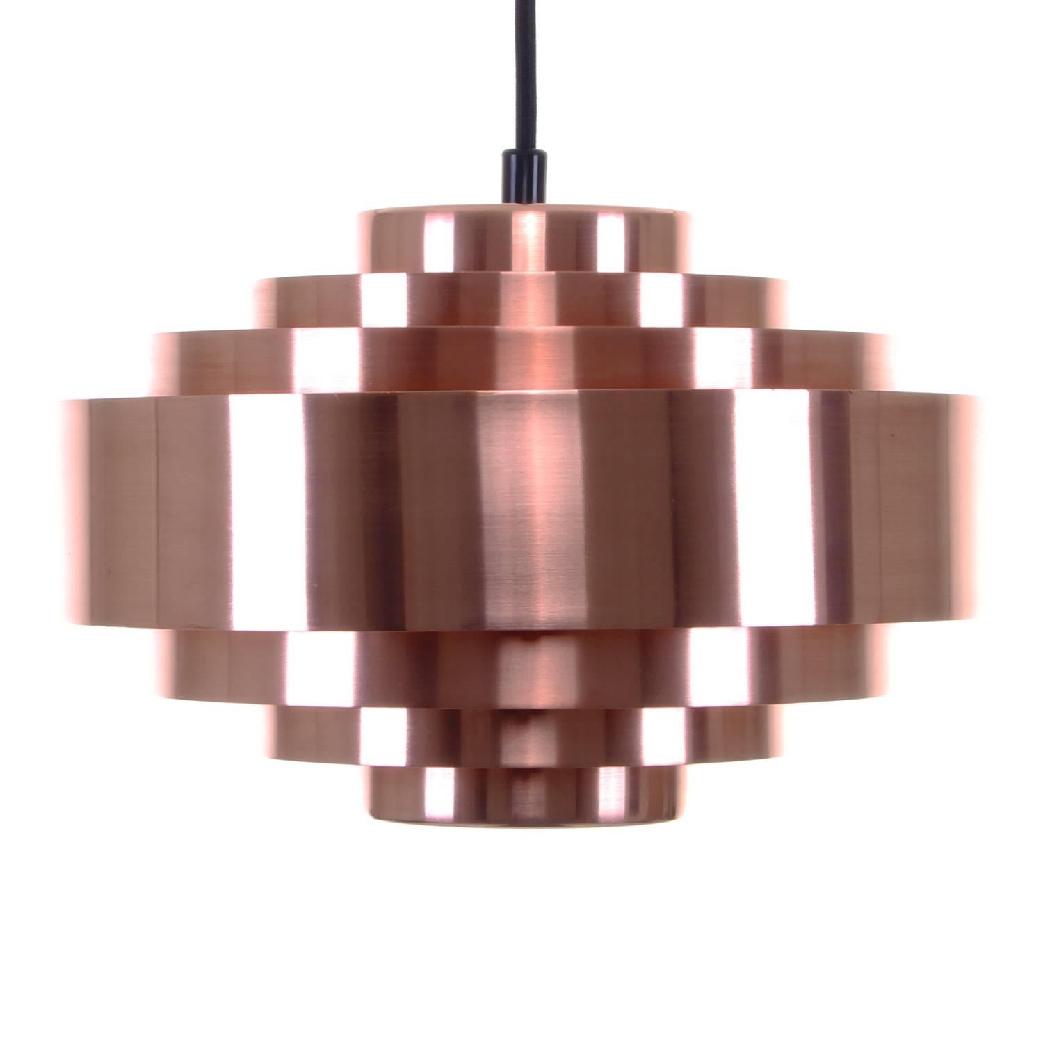 Ultra, Copper Pendant Light by Jo Hammerborg, 1963, Fog & Mørup For Sale