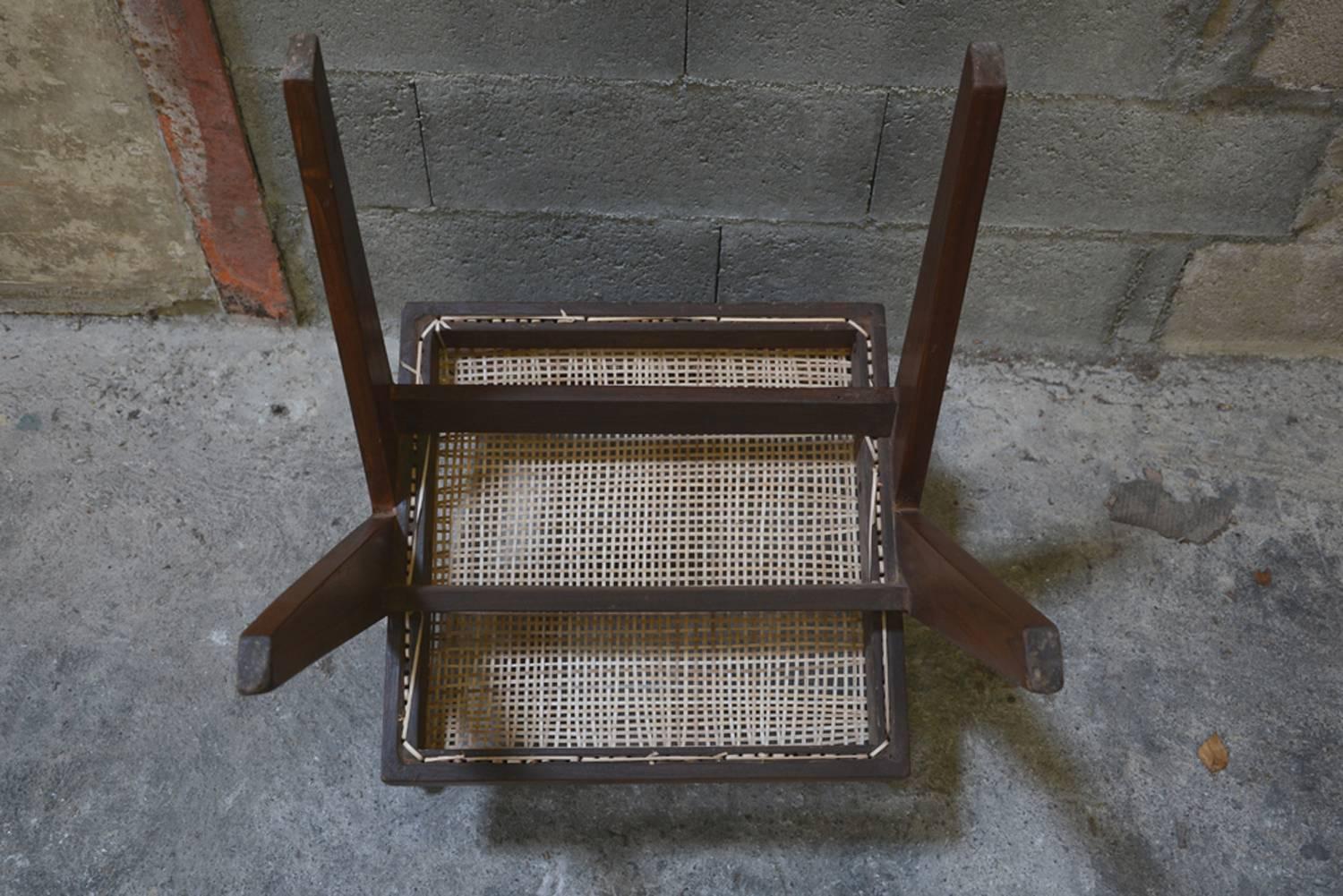 Pierre Jeanneret, Rare Set of Eight Office Chairs 2
